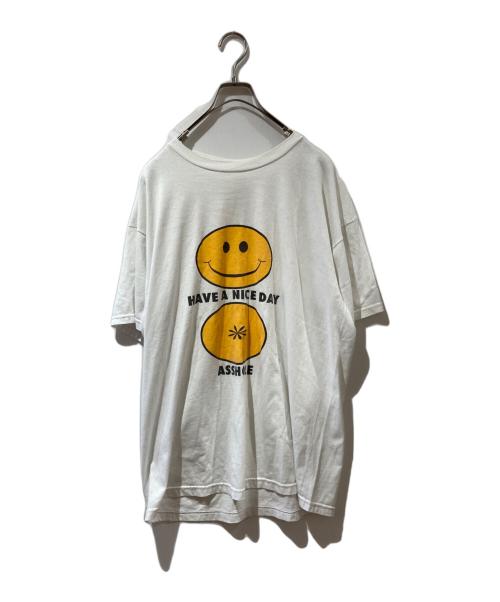 FRUIT OF THE LOOM（フルーツオブザルーム）FRUIT OF THE LOOM (フルーツオブザルーム) スマイリープリントTシャツ ホワイト サイズ:XLの古着・服飾アイテム