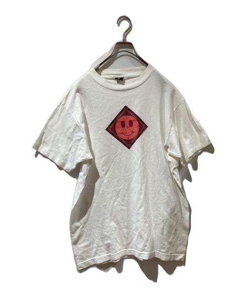 FASHION VICTIM（ファッションヴィクティム）fashion victim (ファッションヴィクティム) スマイリープリントTシャツ ホワイト サイズ:Lの古着・服飾アイテム