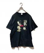 GILDANギルダン）の古着「プリントTシャツ」｜ブラック