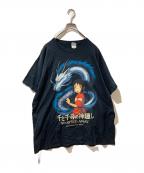 GILDANギルダン）の古着「プリントTシャツ」｜ブラック