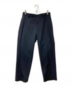 UNFOLLOWアンフォロー）の古着「wool poly everyday trouse」｜ブラック