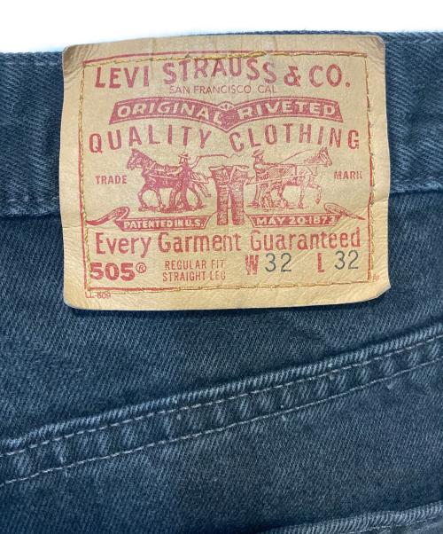 LEVI'S（リーバイス）LEVI'S (リーバイス) BLACK DENIM PANTS ブラック サイズ:32の古着・服飾アイテム