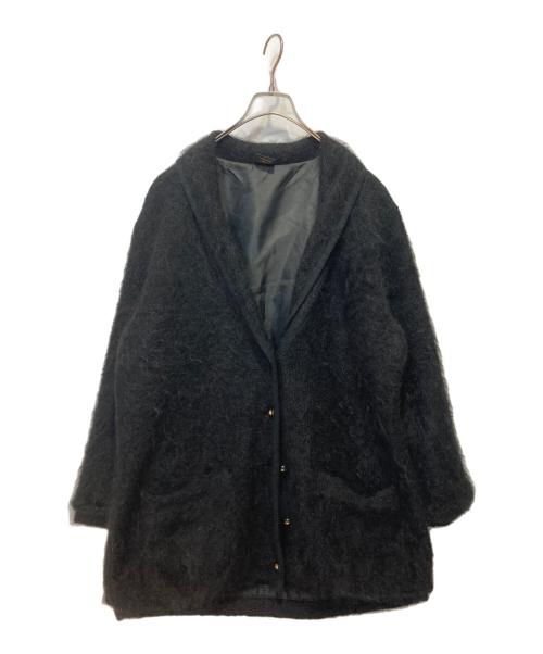 CORONAS（ー）CORONAS (ー) モヘア混ジャケット ブラック サイズ:3の古着・服飾アイテム