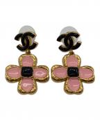 CHANELシャネル）の古着「ココマークフラワーモチーフピアス」
