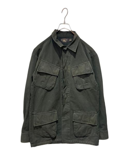 RRL（ダブルアールエル）RRL (ダブルアールエル) ジャングルファティーグジャケットト ブラック サイズ:Sの古着・服飾アイテム