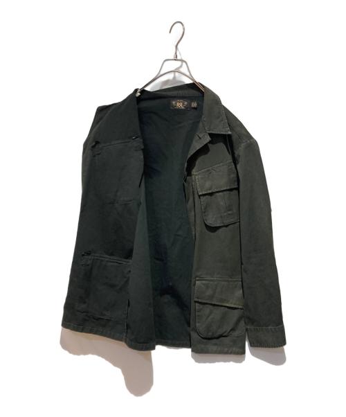 RRL（ダブルアールエル）RRL (ダブルアールエル) ジャングルファティーグジャケットト ブラック サイズ:Sの古着・服飾アイテム