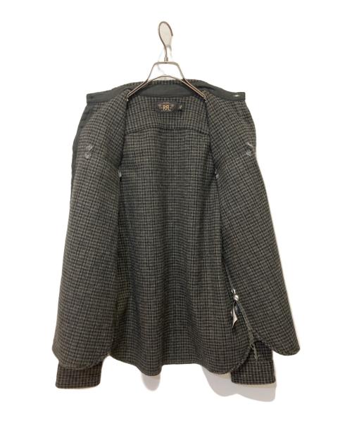 RRL（ダブルアールエル）RRL (ダブルアールエル) ウールチェックシャツ グレー サイズ:Mの古着・服飾アイテム