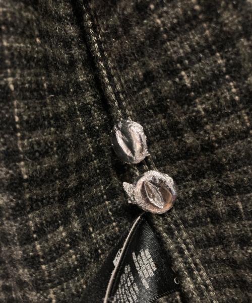 RRL（ダブルアールエル）RRL (ダブルアールエル) ウールチェックシャツ グレー サイズ:Mの古着・服飾アイテム