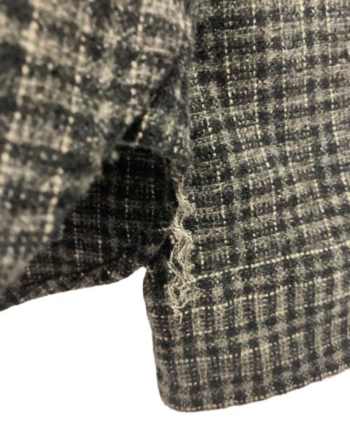 RRL（ダブルアールエル）RRL (ダブルアールエル) ウールチェックシャツ グレー サイズ:Mの古着・服飾アイテム