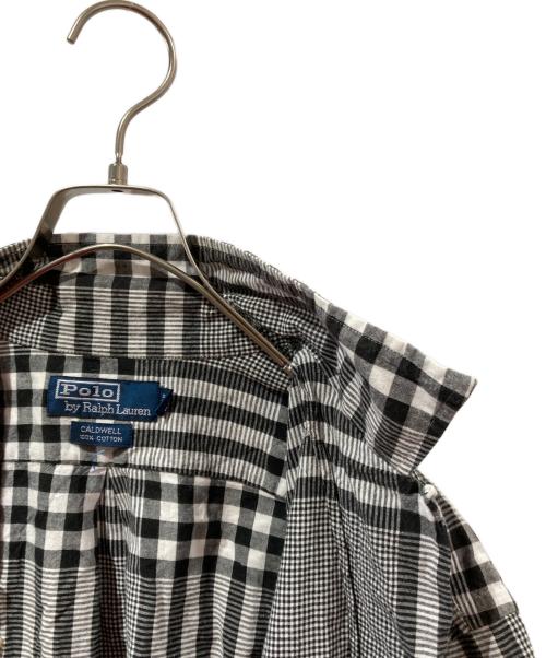 POLO RALPH LAUREN（ポロ・ラルフローレン）POLO RALPH LAUREN (ポロ・ラルフローレン) チェックシャツ ブラック サイズ:Mの古着・服飾アイテム