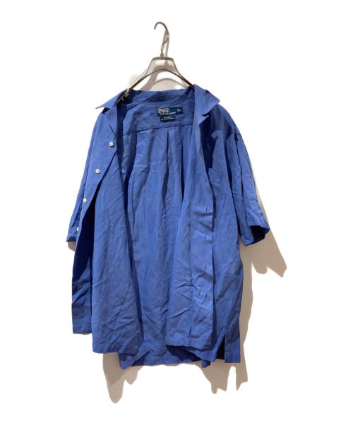 POLO RALPH LAUREN（ポロ・ラルフローレン）POLO RALPH LAUREN (ポロ・ラルフローレン) オープンカラーシャツ ブルー サイズ:Lの古着・服飾アイテム