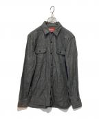 stussyステューシー）の古着「デニムシャツ」｜ブラック