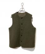 confectコンフェクト）の古着「ウールベスト」｜オリーブ