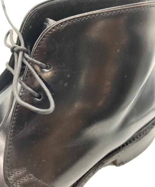 JOHNSTON&MURPHY（ジョンストン＆マーフィー）JOHNSTON&MURPHY (ジョンストン＆マーフィー) チャッカブーツ ブラック サイズ:43の古着・服飾アイテム