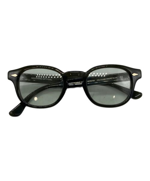 NOCHINO OPTICAL（ノチノオプティカル）NOCHINO OPTICAL (ノチノオプティカル) サングラス CLEAR SMOKE OLIVE サイズ:46/23/144の古着・服飾アイテム