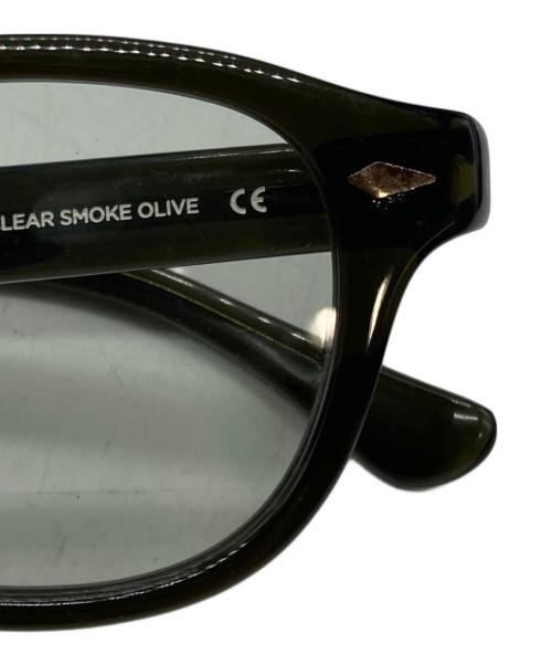 NOCHINO OPTICAL（ノチノオプティカル）NOCHINO OPTICAL (ノチノオプティカル) サングラス CLEAR SMOKE OLIVE サイズ:46/23/144の古着・服飾アイテム