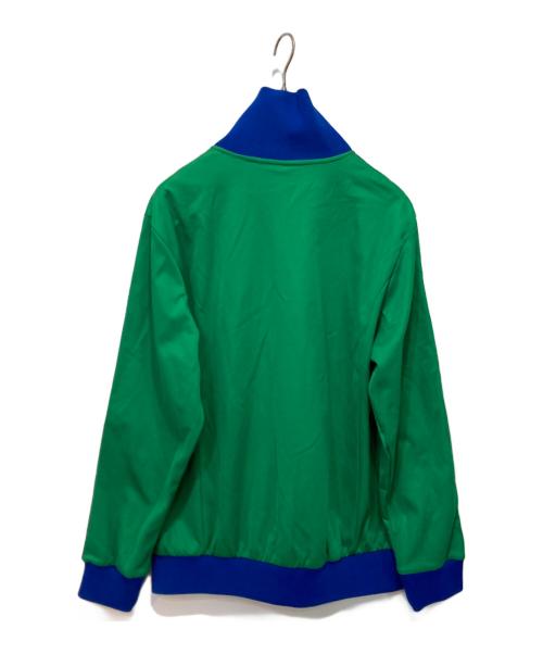 adidas（アディダス）adidas (アディダス) Adicolor Heritage Now トラックジャケット グリーン×ブルー サイズ:２XLの古着・服飾アイテム