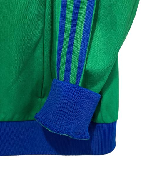 adidas（アディダス）adidas (アディダス) Adicolor Heritage Now トラックジャケット グリーン×ブルー サイズ:２XLの古着・服飾アイテム