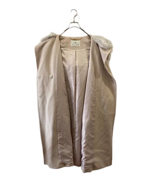 GRACE CONTINENTAL（（グレースコンチネンタル）GRACE CONTINENTAL (（グレースコンチネンタル) フードファーコート アイボリー サイズ:36の古着・服飾アイテム