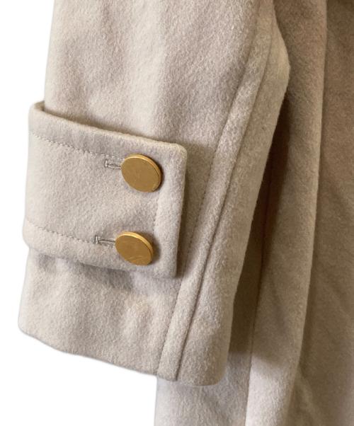 GRACE CONTINENTAL（（グレースコンチネンタル）GRACE CONTINENTAL (（グレースコンチネンタル) フードファーコート アイボリー サイズ:36の古着・服飾アイテム