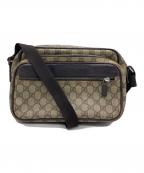 GUCCIグッチ）の古着「PVCショルダーバッグ」｜ベージュ