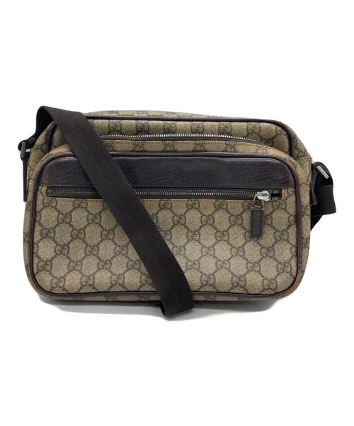 GUCCI（グッチ）GUCCI (グッチ) PVCショルダーバッグ ベージュの古着・服飾アイテム