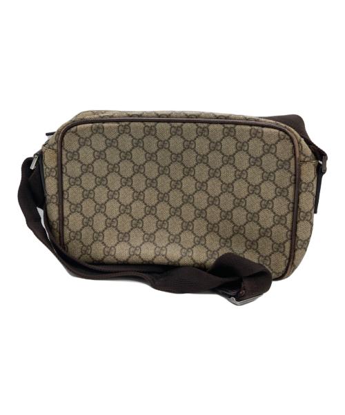GUCCI（グッチ）GUCCI (グッチ) PVCショルダーバッグ ベージュの古着・服飾アイテム