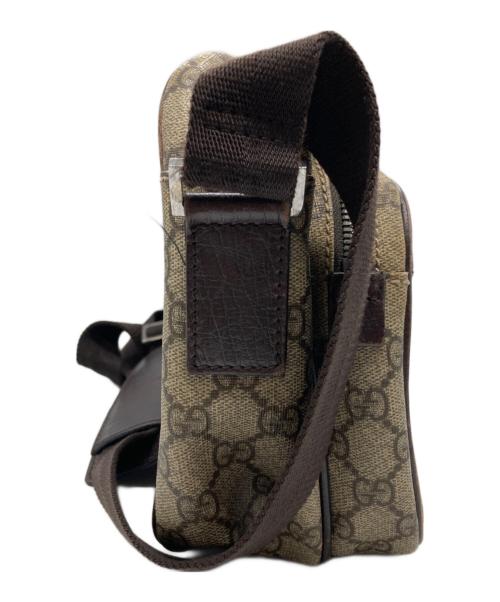 GUCCI（グッチ）GUCCI (グッチ) PVCショルダーバッグ ベージュの古着・服飾アイテム