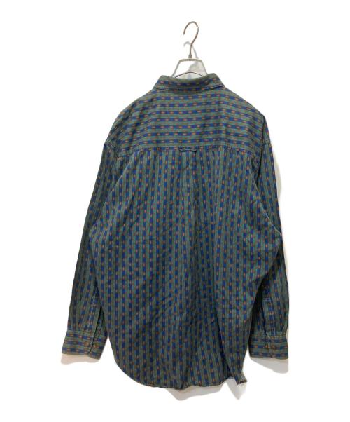 RALPH LAUREN（ラルフローレン）RALPH LAUREN (ラルフローレン) 総柄シャツ グリーン サイズ:XLの古着・服飾アイテム