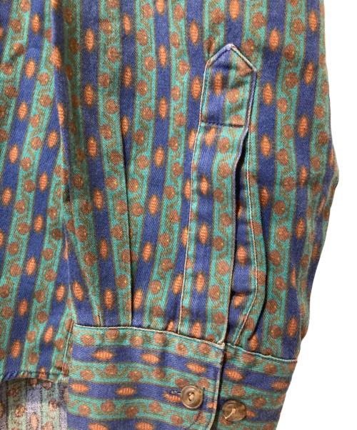 RALPH LAUREN（ラルフローレン）RALPH LAUREN (ラルフローレン) 総柄シャツ グリーン サイズ:XLの古着・服飾アイテム