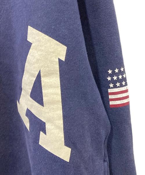 POLO RALPH LAUREN（ポロ・ラルフローレン）POLO RALPH LAUREN (ポロ・ラルフローレン) ハーフジップスウェット ネイビー サイズ:Mの古着・服飾アイテム