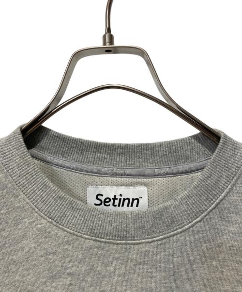 SETINN（セットイン）SETINN (セットイン) クルーネックスウェット グレー サイズ:Mの古着・服飾アイテム