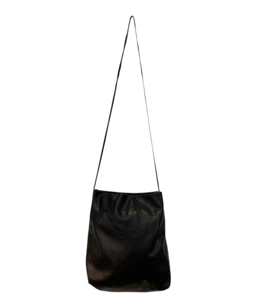 RICK OWENS（リックオウエンス）RICK OWENS (リックオウエンス) レザーショルダーバッグ ブラックの古着・服飾アイテム