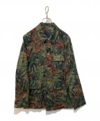 stussyステューシー）の古着「総柄ジャケット」｜グリーン