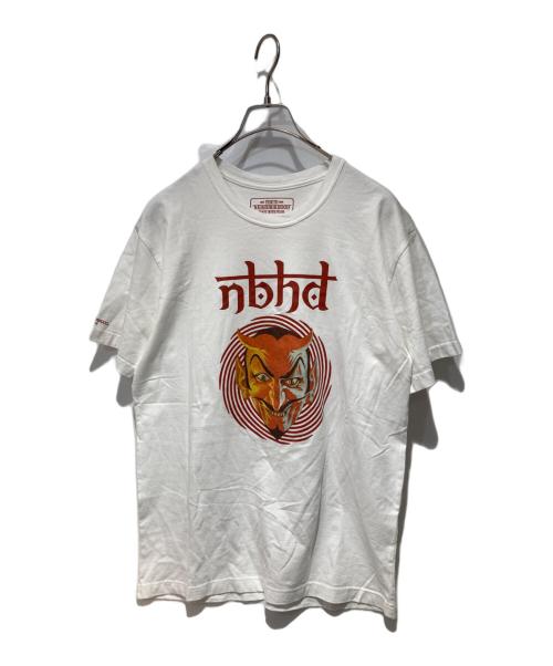 NEIGHBORHOOD（ネイバーフッド）NEIGHBORHOOD (ネイバーフッド) 20ss VERTIGO/C-TEE ホワイト×レッド サイズ:Mの古着・服飾アイテム