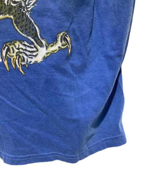 stussy（ステューシー）stussy (ステューシー) Dragon Tee ブルー サイズ:Mの古着・服飾アイテム