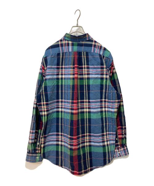 POLO RALPH LAUREN（ポロ・ラルフローレン）POLO RALPH LAUREN (ポロ・ラルフローレン) クラシックフィットチェックオックスフォードシャツ ブルー サイズ:XLの古着・服飾アイテム