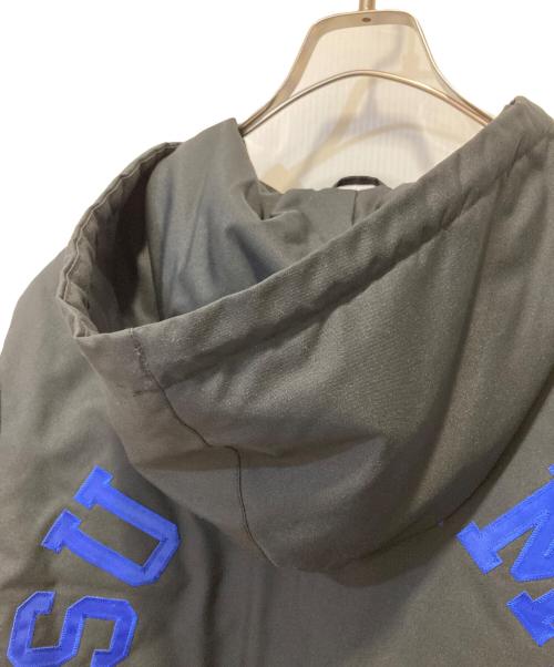 SUPREME（シュプリーム）Supreme (シュプリーム) Champion (チャンピオン) 12FW Pullover Half Zip Anorak Parka ブラック×ブルー サイズ:Sの古着・服飾アイテム