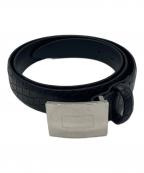 THESOLEザソール）の古着「型押しレザーベルト」｜ブラック