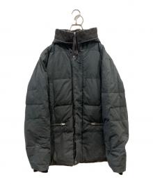 C.P COMPANY（シーピーカンパニー）の古着「フーデッドダウンジャケット」｜ブラック