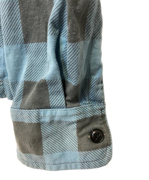 RRL（ダブルアールエル）RRL (ダブルアールエル) チェックシャツ ブルー サイズ:Mの古着・服飾アイテム