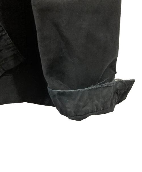 Adolphe Lafont（アドルフラフォン）Adolphe Lafont (アドルフラフォン) ブラックモールスキンカバーオール ブラック サイズ:52の古着・服飾アイテム