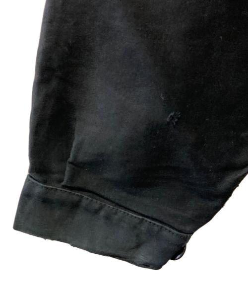 Adolphe Lafont（アドルフラフォン）Adolphe Lafont (アドルフラフォン) ブラックモールスキンカバーオール ブラック サイズ:52の古着・服飾アイテム