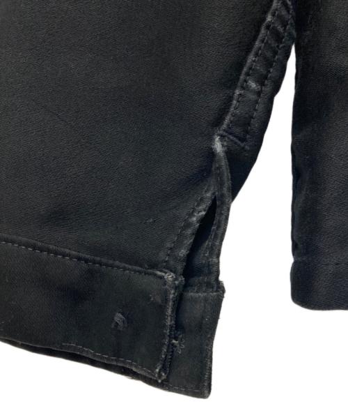 USED（ユーズド）USED (ユーズド) ブラックモールスキンカバーオール ブラック サイズ:不明の古着・服飾アイテム