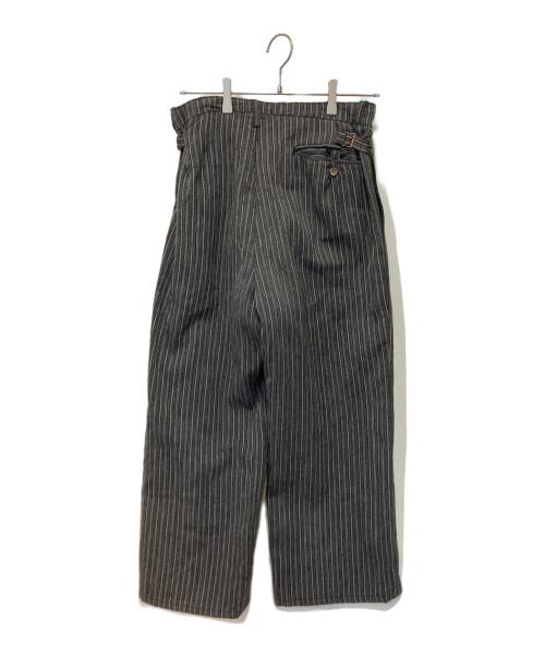 Used/Vintage（ユーズド ヴィンテージ）Used/Vintage (ユーズド ヴィンテージ) ヴィンテージストライプパンツ ブラック サイズ:不明の古着・服飾アイテム