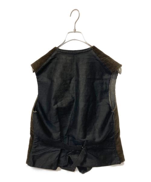 USED（ユーズド）USED (ユーズド) コーデュロイ ハンティングベスト ブラウン サイズ:不明の古着・服飾アイテム