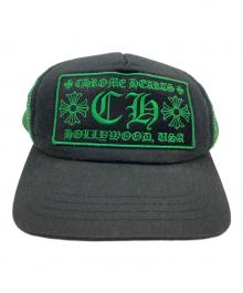CHROME HEARTS（クロムハーツ）の古着「メッシュキャップ」｜ブラック×グリーン