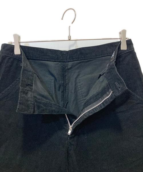 BLACK COMME des GARCONS（ブラックコムデギャルソン）BLACK COMME des GARCONS (ブラックコムデギャルソン) コーデュロイパンツ ブラック サイズ:Ｍの古着・服飾アイテム