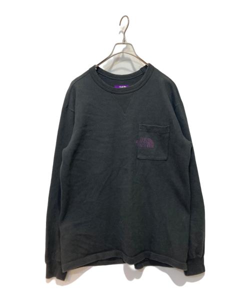 THE NORTHFACE PURPLELABEL（ザ・ノースフェイス パープルレーベル）THE NORTHFACE PURPLELABEL (ザ・ノースフェイス パープルレーベル) Field Long Sleeve Graphic Tee ブラック サイズ:Mの古着・服飾アイテム