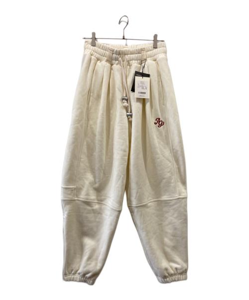AMKBERGLEAM（ー）AMKBERGLEAM (ー) スウェットパンツ アイボリー サイズ:BIG 未使用品の古着・服飾アイテム